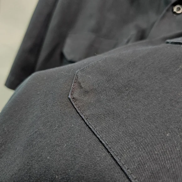 Dickies Shirt Mens XL Black Short Sleeve Button Up Shop Mechanic Workwear - Picture 7 of 10